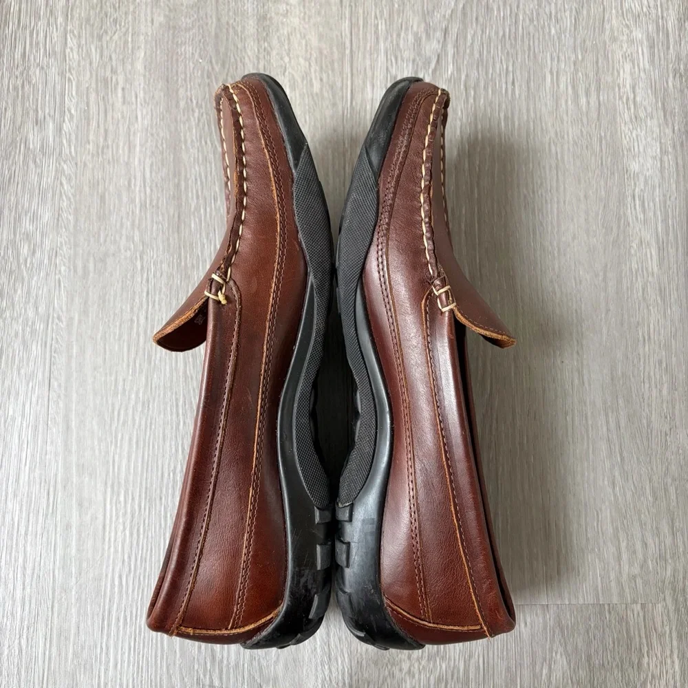 Allen Edmonds Boulder Venetian Driving Moccasin Men's Size 9.5 Brown Excellent